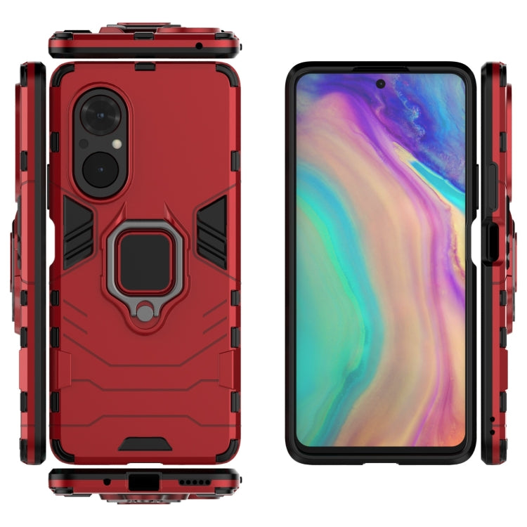 For Honor 50 SE PC + TPU Shockproof Protective Case with Magnetic Ring Holder