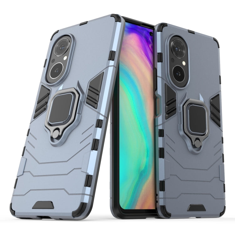 For Honor 50 SE PC + TPU Shockproof Protective Case with Magnetic Ring Holder