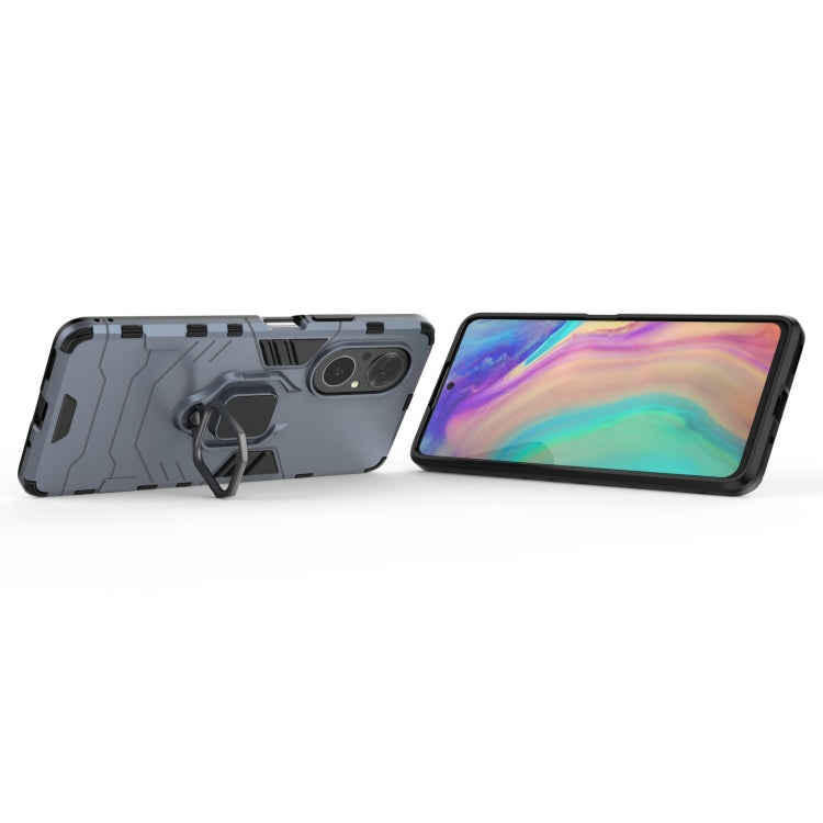 For Honor 50 SE PC + TPU Shockproof Protective Case with Magnetic Ring Holder