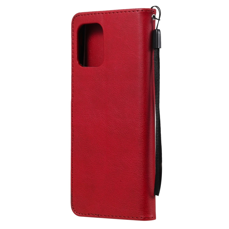 For Motorola Edge S 4G Solid Color Horizontal Flip Protective Leather Case with Holder & Card Slots & Wallet & Photo Frame & Lanyard