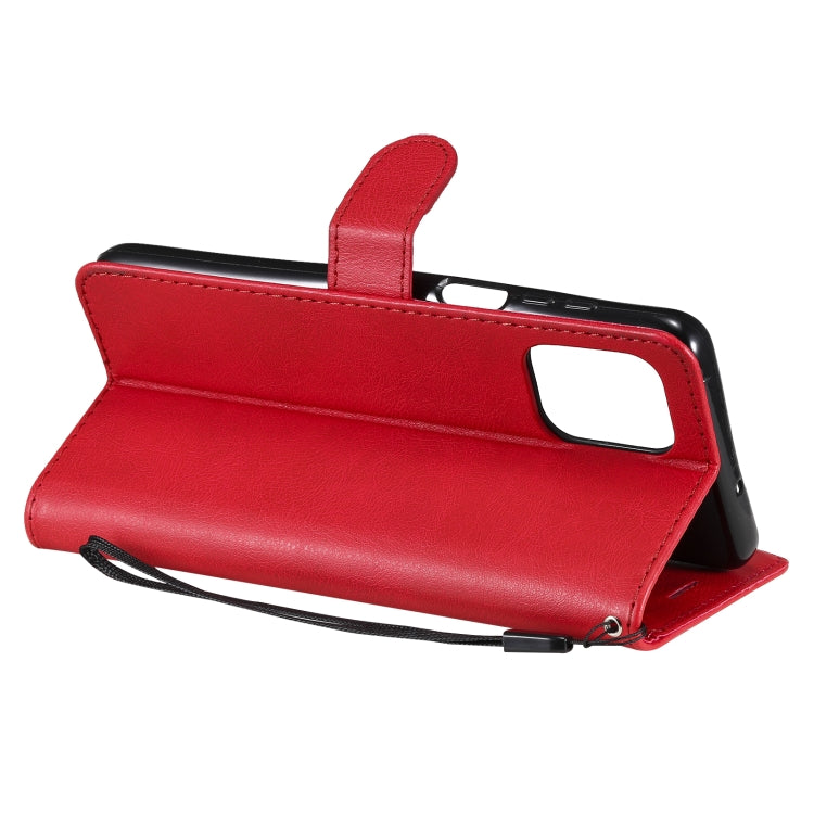 For Motorola Edge S 4G Solid Color Horizontal Flip Protective Leather Case with Holder & Card Slots & Wallet & Photo Frame & Lanyard