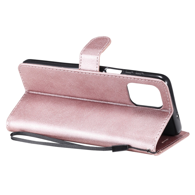 For Motorola Edge S 4G Solid Color Horizontal Flip Protective Leather Case with Holder & Card Slots & Wallet & Photo Frame & Lanyard