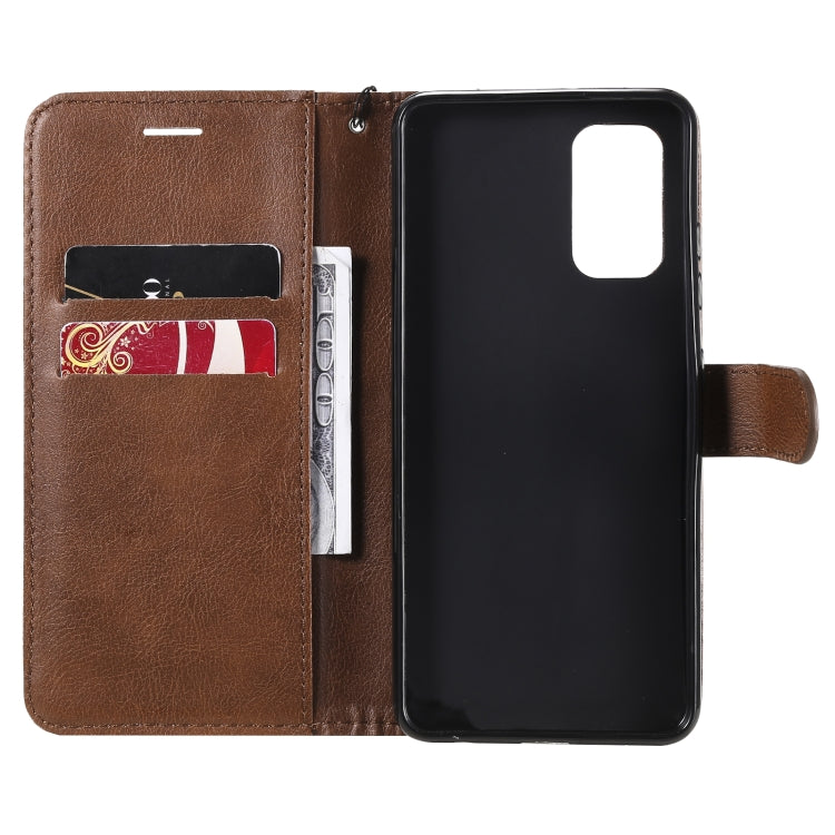 For Samsung Galaxy A32 4G Solid Color Horizontal Flip Protective Leather Case with Holder & Card Slots & Wallet & Photo Frame & Lanyard