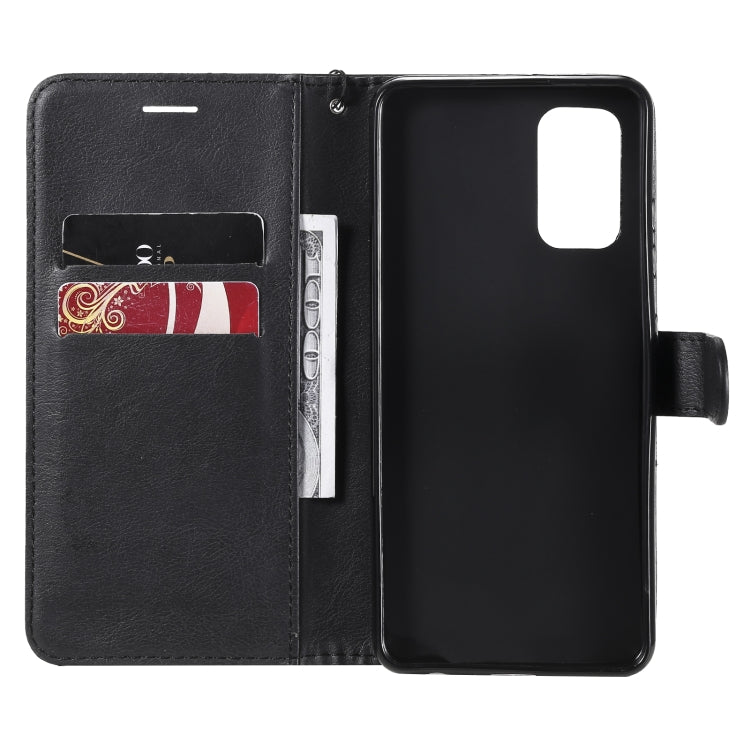 For Samsung Galaxy A32 4G Solid Color Horizontal Flip Protective Leather Case with Holder & Card Slots & Wallet & Photo Frame & Lanyard