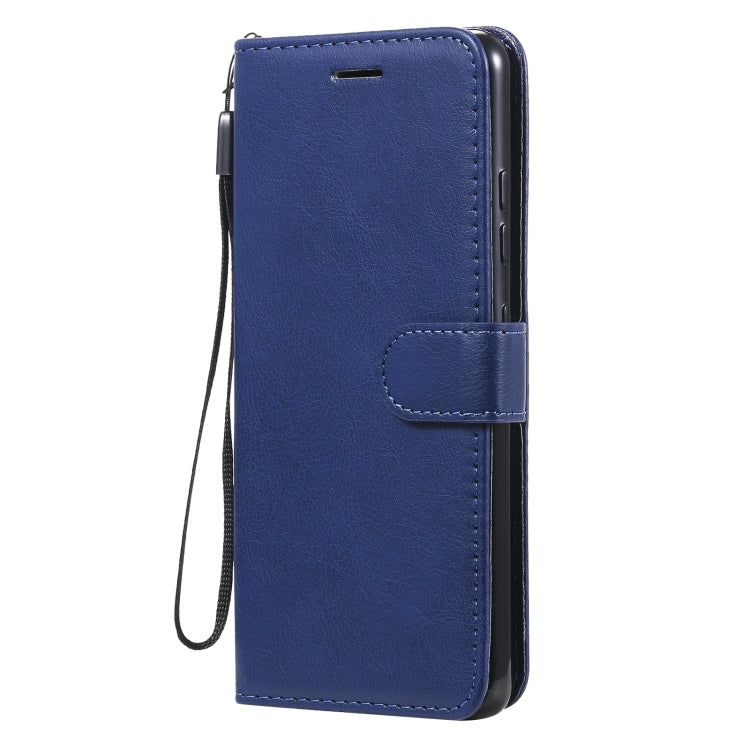 For Samsung Galaxy A32 4G Solid Color Horizontal Flip Protective Leather Case with Holder & Card Slots & Wallet & Photo Frame & Lanyard