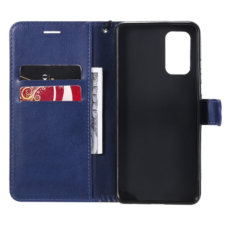 For Samsung Galaxy A32 4G Solid Color Horizontal Flip Protective Leather Case with Holder & Card Slots & Wallet & Photo Frame & Lanyard