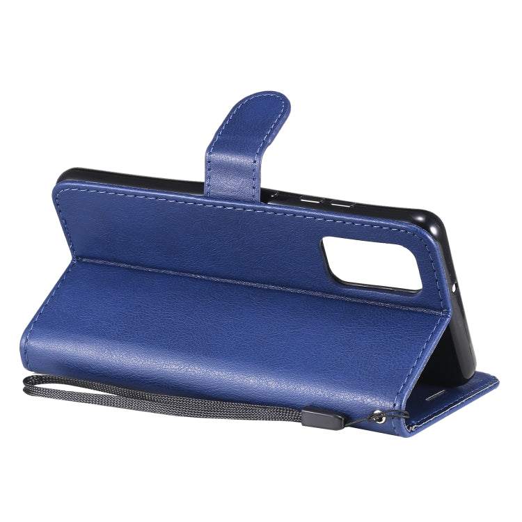 For Samsung Galaxy A32 4G Solid Color Horizontal Flip Protective Leather Case with Holder & Card Slots & Wallet & Photo Frame & Lanyard