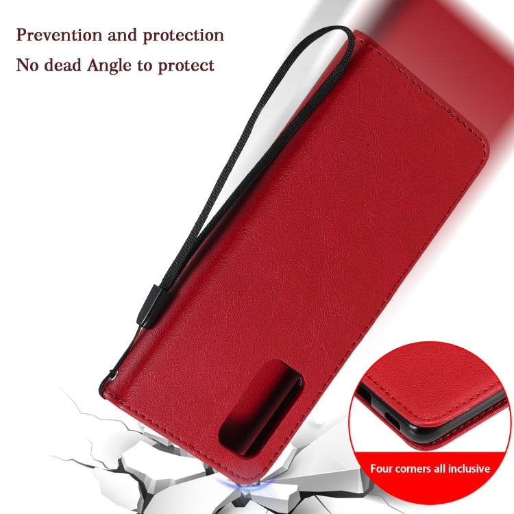 For Samsung Galaxy A32 4G Solid Color Horizontal Flip Protective Leather Case with Holder & Card Slots & Wallet & Photo Frame & Lanyard