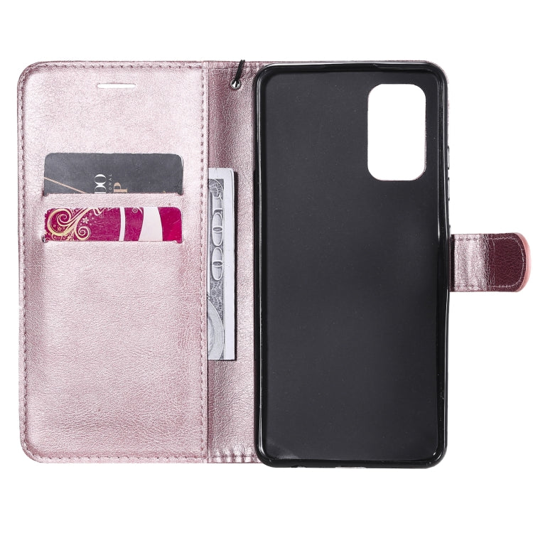 For Samsung Galaxy A32 4G Solid Color Horizontal Flip Protective Leather Case with Holder & Card Slots & Wallet & Photo Frame & Lanyard