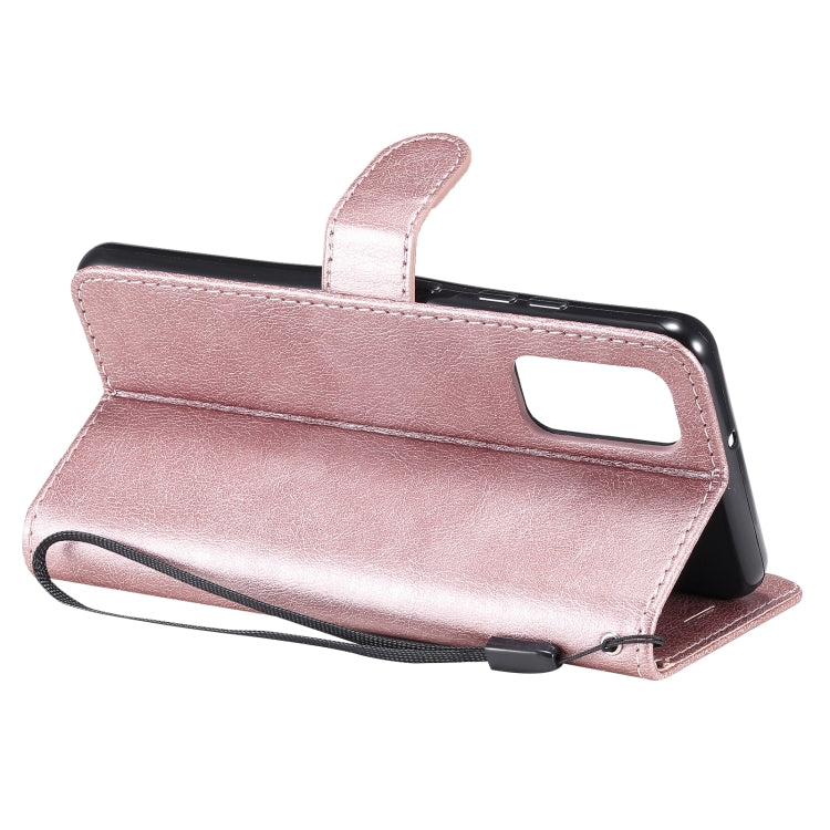 For Samsung Galaxy A32 4G Solid Color Horizontal Flip Protective Leather Case with Holder & Card Slots & Wallet & Photo Frame & Lanyard