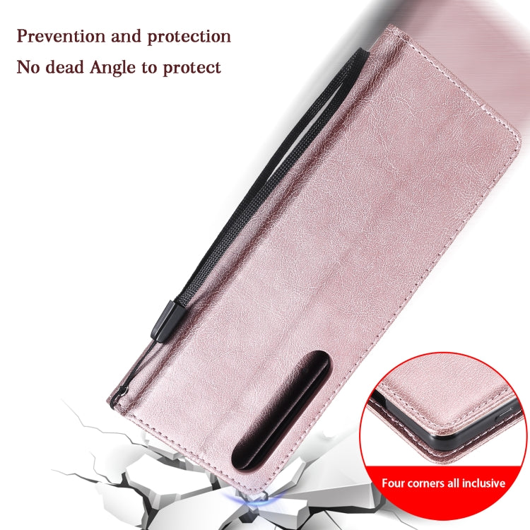 For Sony Xperia 1 III Solid Color Horizontal Flip Protective Leather Case with Holder & Card Slots & Wallet & Photo Frame & Lanyard