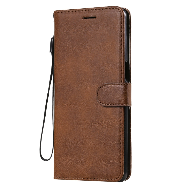 For LG Stylo 7 5G / 4G Solid Color Horizontal Flip Protective Leather Case with Holder & Card Slots & Wallet & Photo Frame & Lanyard
