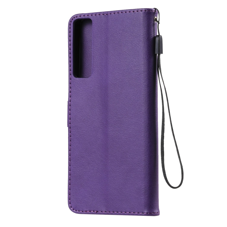For LG Stylo 7 5G / 4G Solid Color Horizontal Flip Protective Leather Case with Holder & Card Slots & Wallet & Photo Frame & Lanyard