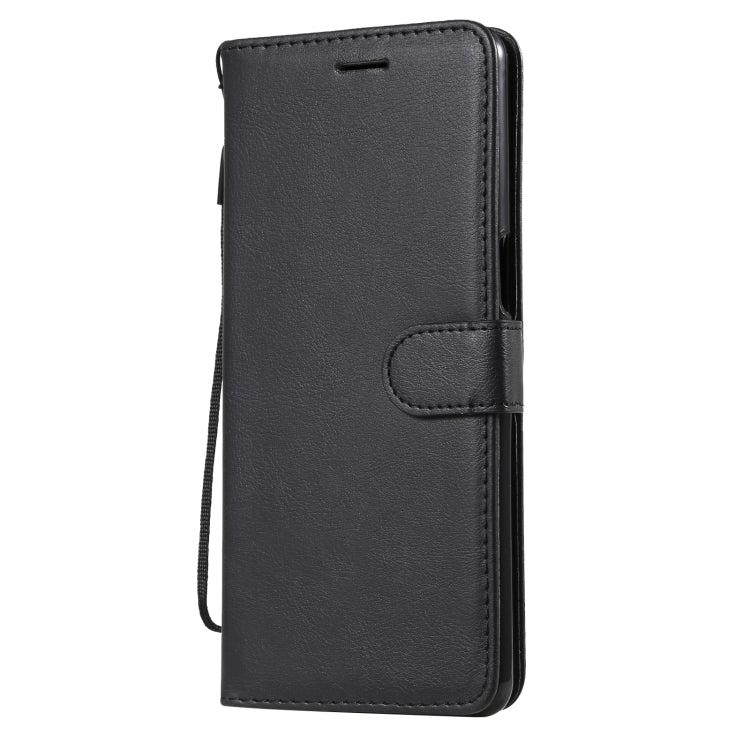 For LG Stylo 7 5G / 4G Solid Color Horizontal Flip Protective Leather Case with Holder & Card Slots & Wallet & Photo Frame & Lanyard