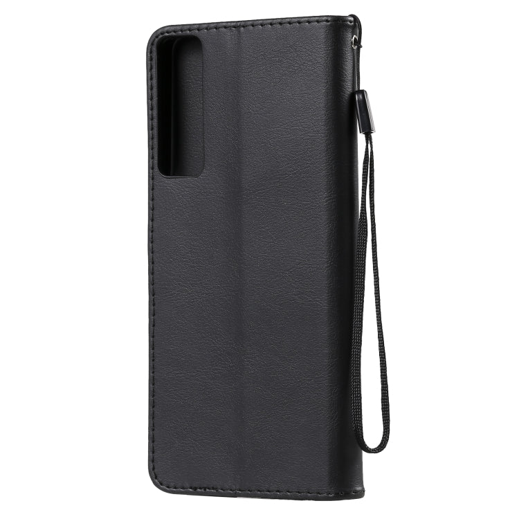For LG Stylo 7 5G / 4G Solid Color Horizontal Flip Protective Leather Case with Holder & Card Slots & Wallet & Photo Frame & Lanyard