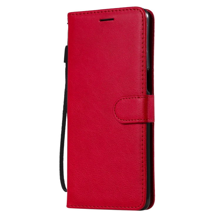 For LG Stylo 7 5G / 4G Solid Color Horizontal Flip Protective Leather Case with Holder & Card Slots & Wallet & Photo Frame & Lanyard