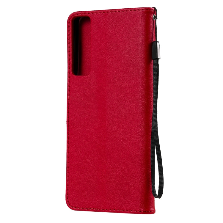 For LG Stylo 7 5G / 4G Solid Color Horizontal Flip Protective Leather Case with Holder & Card Slots & Wallet & Photo Frame & Lanyard