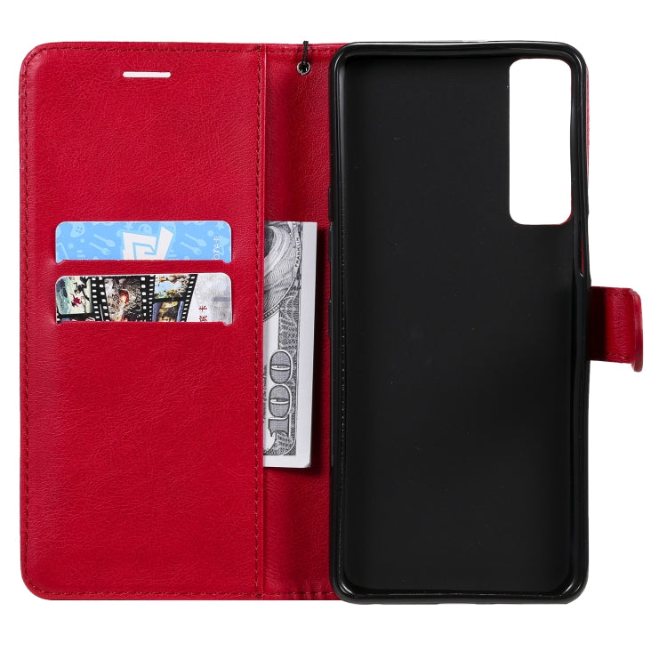 For LG Stylo 7 5G / 4G Solid Color Horizontal Flip Protective Leather Case with Holder & Card Slots & Wallet & Photo Frame & Lanyard