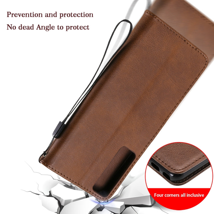 For LG Stylo 7 5G / 4G Solid Color Horizontal Flip Protective Leather Case with Holder & Card Slots & Wallet & Photo Frame & Lanyard