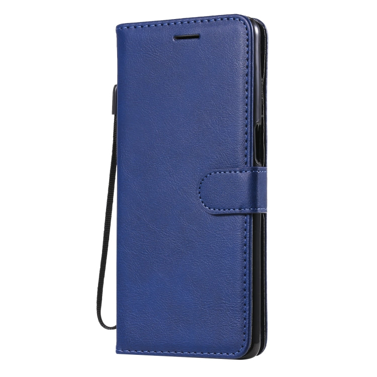 For LG Stylo 7 5G / 4G Solid Color Horizontal Flip Protective Leather Case with Holder & Card Slots & Wallet & Photo Frame & Lanyard