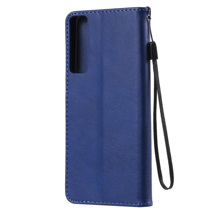 For LG Stylo 7 5G / 4G Solid Color Horizontal Flip Protective Leather Case with Holder & Card Slots & Wallet & Photo Frame & Lanyard
