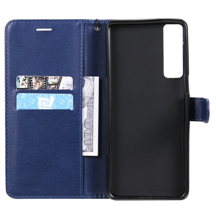 For LG Stylo 7 5G / 4G Solid Color Horizontal Flip Protective Leather Case with Holder & Card Slots & Wallet & Photo Frame & Lanyard