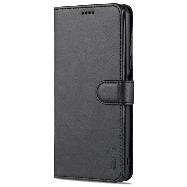 For Xiaomi Poco F3 AZNS Skin Feel Calf Texture Horizontal Flip Leather Case with Card Slots & Holder & Wallet
