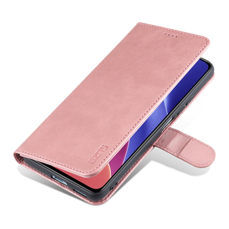 For Xiaomi Poco F3 AZNS Skin Feel Calf Texture Horizontal Flip Leather Case with Card Slots & Holder & Wallet