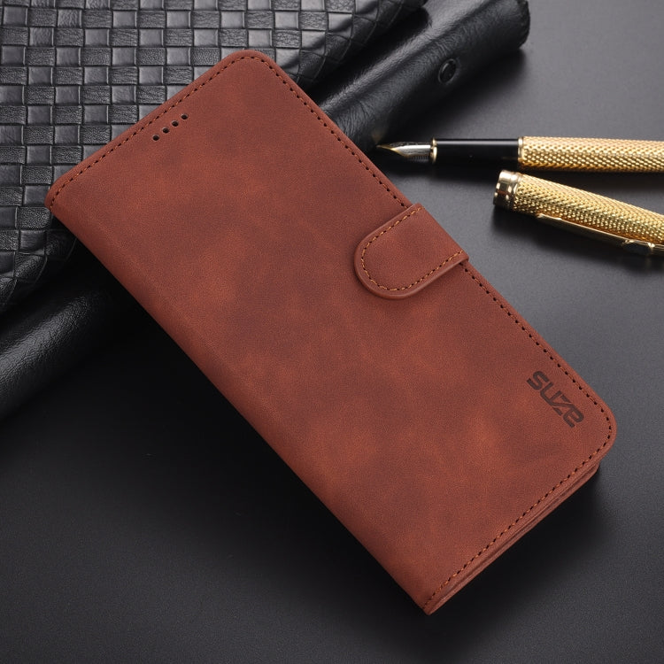 For Xiaomi Redmi Note 9 5G AZNS Skin Feel Calf Texture Horizontal Flip Leather Case with Card Slots & Holder & Wallet