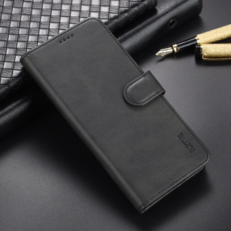 For Xiaomi Redmi Note 10 5G AZNS Skin Feel Calf Texture Horizontal Flip Leather Case with Card Slots & Holder & Wallet