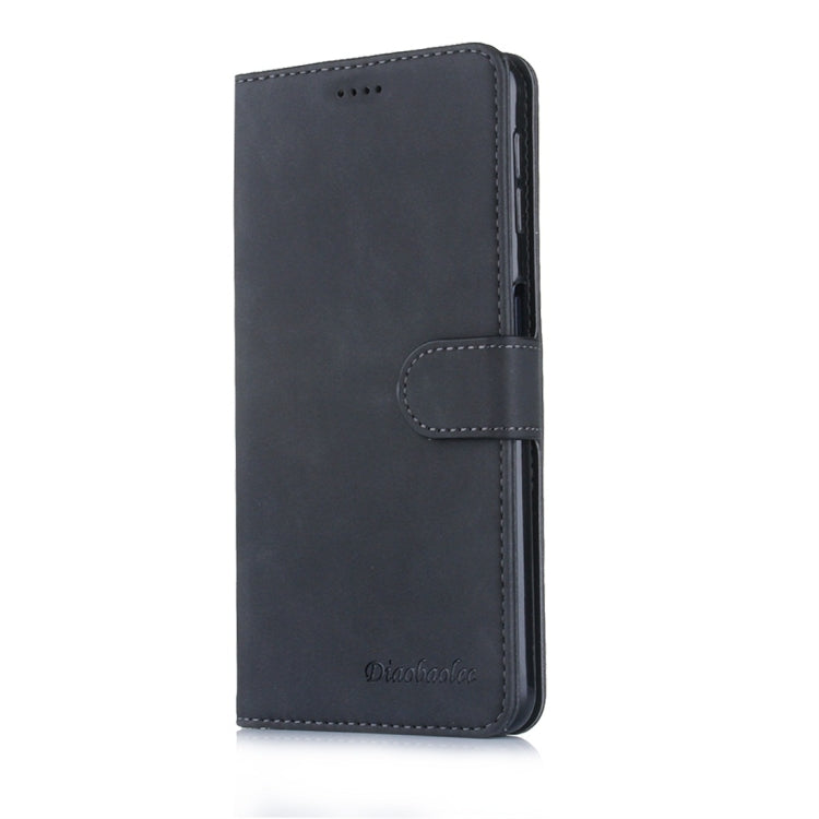 For Galaxy A7 (2018) Diaobaolee Pure Fresh Texture Horizontal Flip Leather Case, with Holder & Card Slot & Wallet & Photo Frame