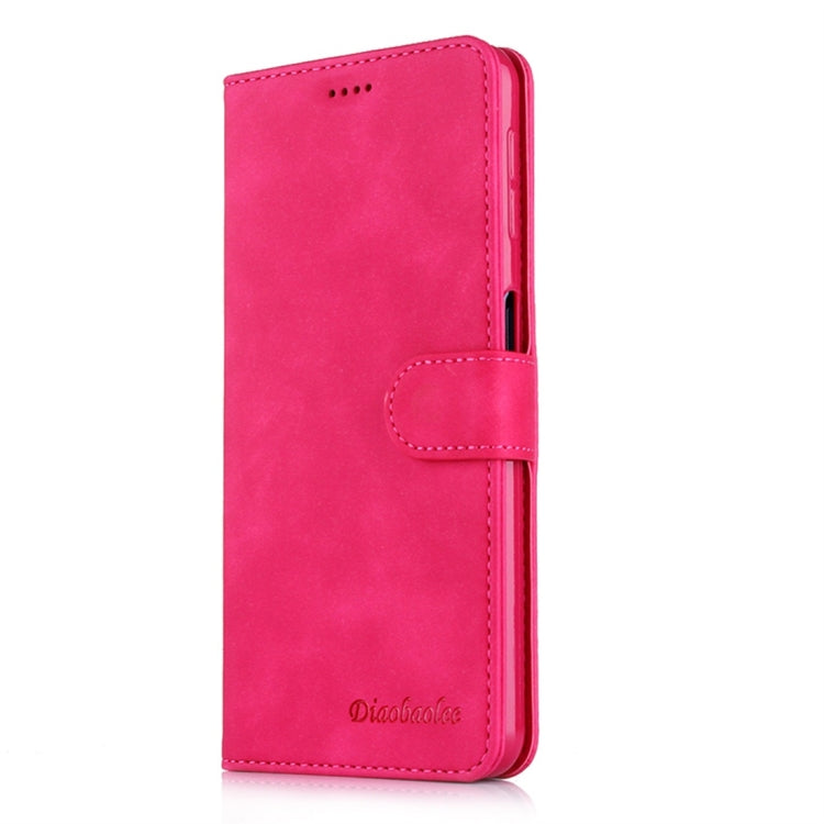For Galaxy A7 (2018) Diaobaolee Pure Fresh Texture Horizontal Flip Leather Case, with Holder & Card Slot & Wallet & Photo Frame
