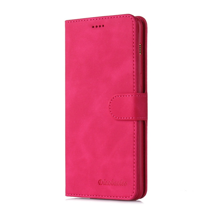 For Galaxy A8 (2018) Diaobaolee Pure Fresh Texture Horizontal Flip Leather Case, with Holder & Card Slot & Wallet & Photo Frame