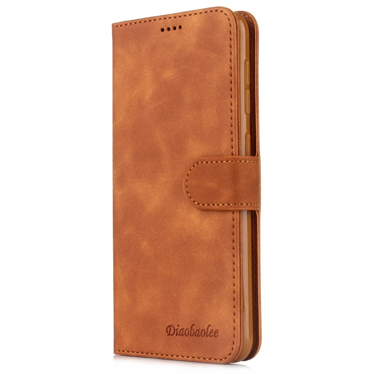 For Galaxy A10 / M10 Diaobaolee Pure Fresh Texture Horizontal Flip Leather Case, with Holder & Card Slot & Wallet & Photo Frame