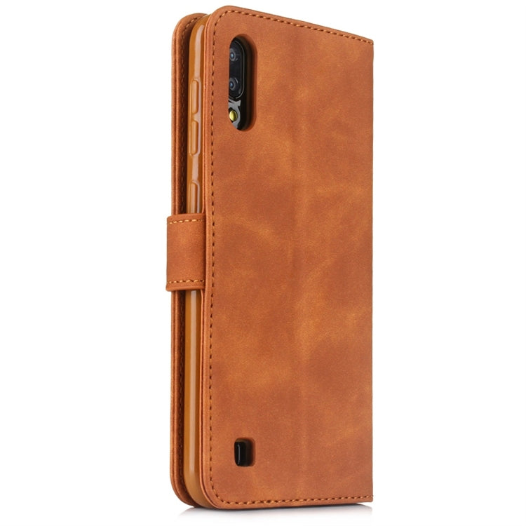 For Galaxy A10 / M10 Diaobaolee Pure Fresh Texture Horizontal Flip Leather Case, with Holder & Card Slot & Wallet & Photo Frame