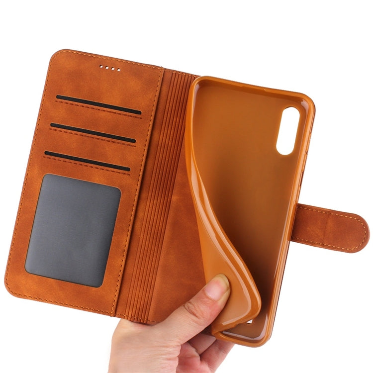 For Galaxy A10 / M10 Diaobaolee Pure Fresh Texture Horizontal Flip Leather Case, with Holder & Card Slot & Wallet & Photo Frame