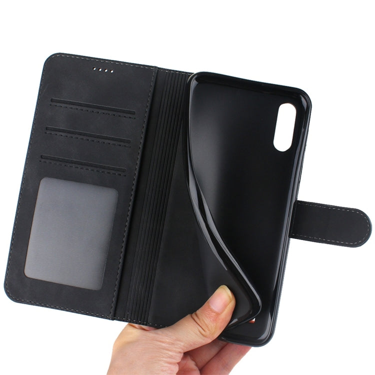 For Galaxy A10 / M10 Diaobaolee Pure Fresh Texture Horizontal Flip Leather Case, with Holder & Card Slot & Wallet & Photo Frame