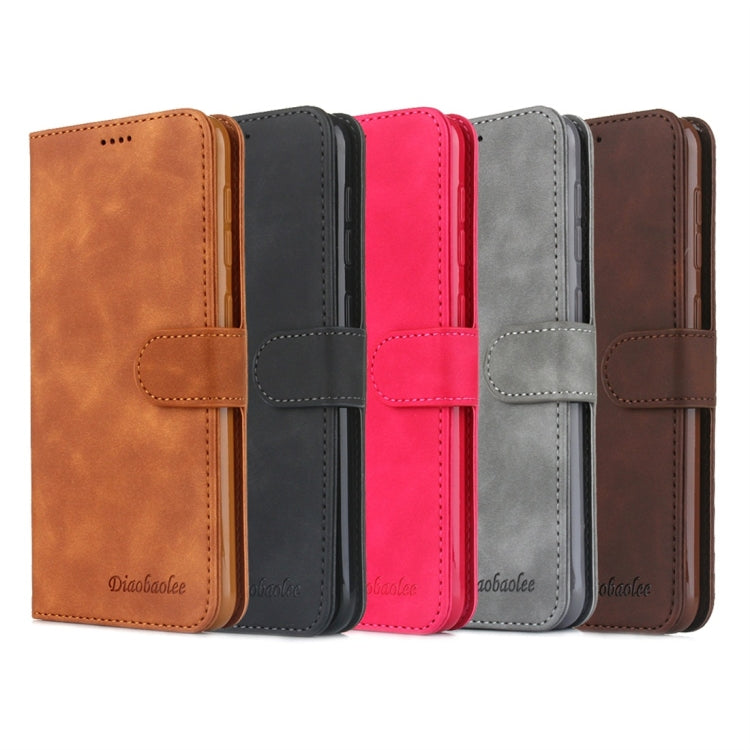 For Galaxy A10 / M10 Diaobaolee Pure Fresh Texture Horizontal Flip Leather Case, with Holder & Card Slot & Wallet & Photo Frame