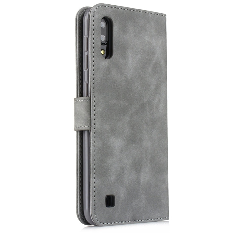 For Galaxy A10 / M10 Diaobaolee Pure Fresh Texture Horizontal Flip Leather Case, with Holder & Card Slot & Wallet & Photo Frame