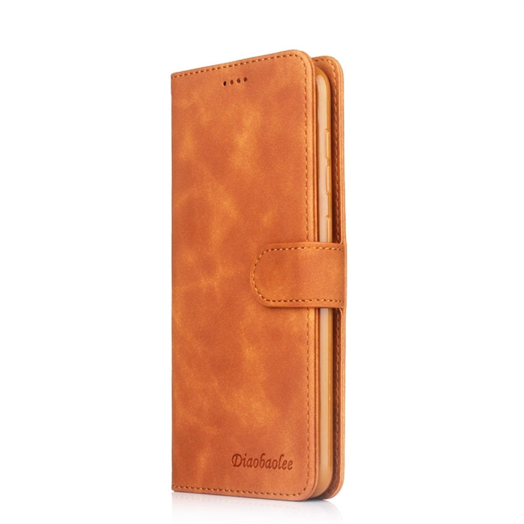 For Galaxy A20 / A30 Diaobaolee Pure Fresh Texture Horizontal Flip Leather Case, with Holder & Card Slot & Wallet & Photo Frame