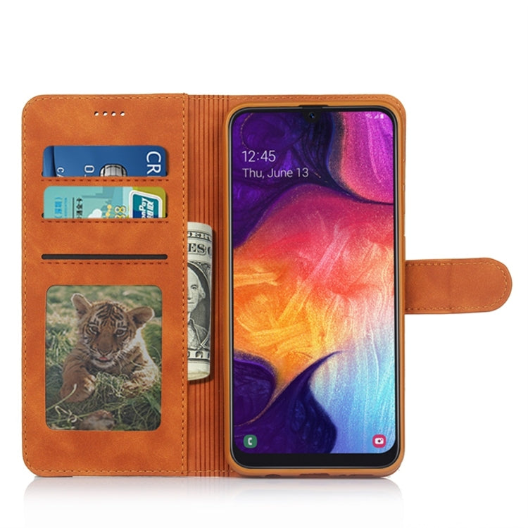 For Galaxy A20 / A30 Diaobaolee Pure Fresh Texture Horizontal Flip Leather Case, with Holder & Card Slot & Wallet & Photo Frame
