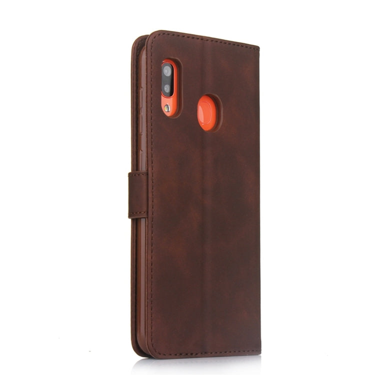 For Galaxy A20 / A30 Diaobaolee Pure Fresh Texture Horizontal Flip Leather Case, with Holder & Card Slot & Wallet & Photo Frame