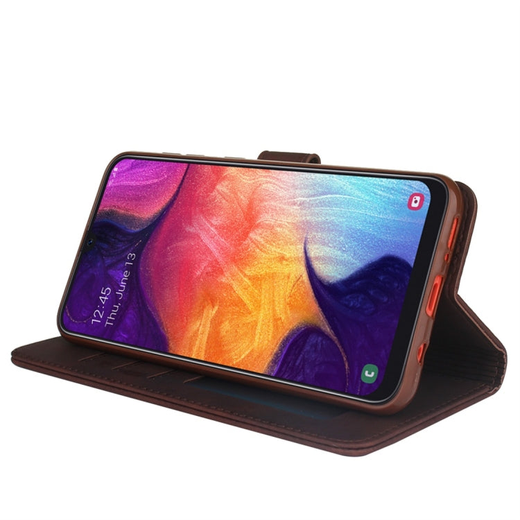 For Galaxy A20 / A30 Diaobaolee Pure Fresh Texture Horizontal Flip Leather Case, with Holder & Card Slot & Wallet & Photo Frame