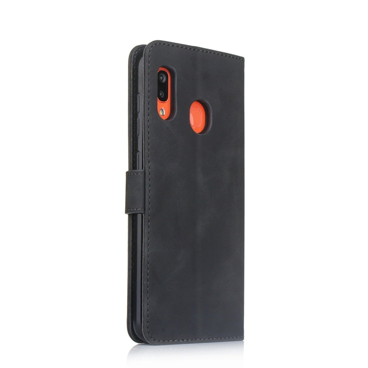 For Galaxy A20 / A30 Diaobaolee Pure Fresh Texture Horizontal Flip Leather Case, with Holder & Card Slot & Wallet & Photo Frame