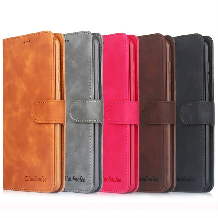 For Galaxy A20 / A30 Diaobaolee Pure Fresh Texture Horizontal Flip Leather Case, with Holder & Card Slot & Wallet & Photo Frame