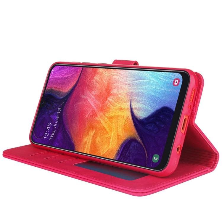 For Galaxy A20 / A30 Diaobaolee Pure Fresh Texture Horizontal Flip Leather Case, with Holder & Card Slot & Wallet & Photo Frame