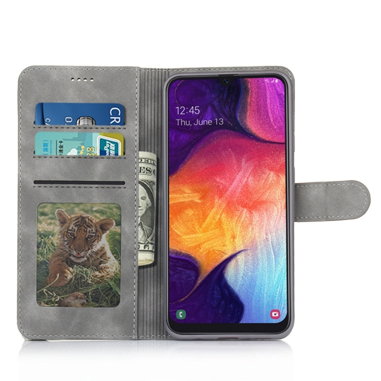 For Galaxy A20 / A30 Diaobaolee Pure Fresh Texture Horizontal Flip Leather Case, with Holder & Card Slot & Wallet & Photo Frame