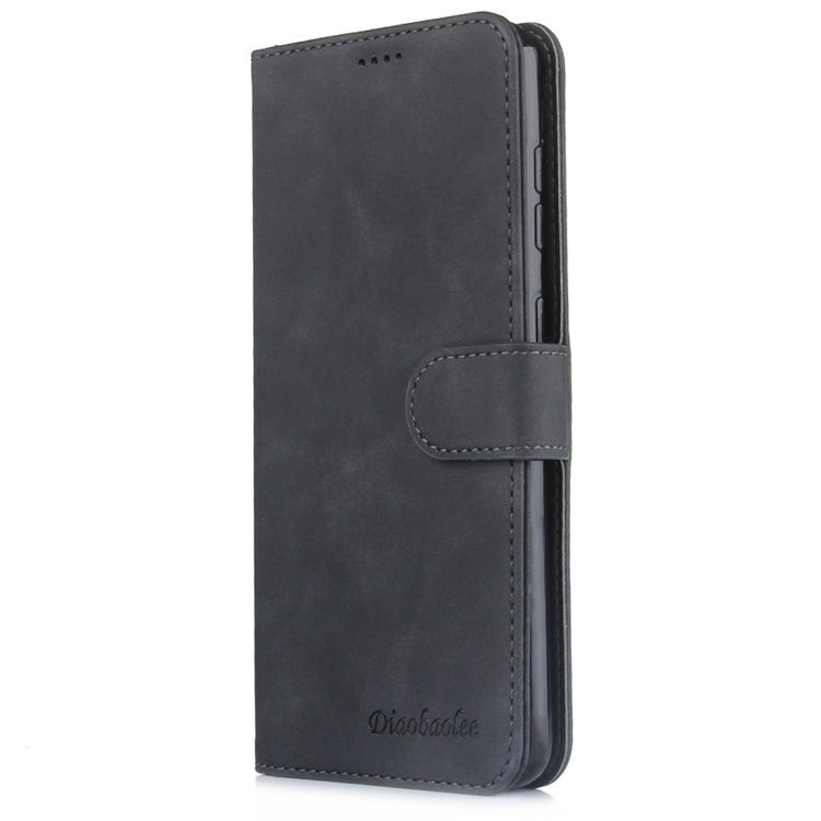 For Galaxy A20s Diaobaolee Pure Fresh Texture Horizontal Flip Leather Case, with Holder & Card Slot & Wallet & Photo Frame