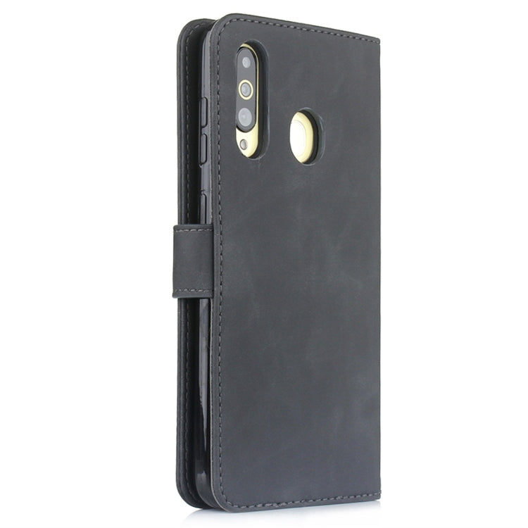For Galaxy A20s Diaobaolee Pure Fresh Texture Horizontal Flip Leather Case, with Holder & Card Slot & Wallet & Photo Frame