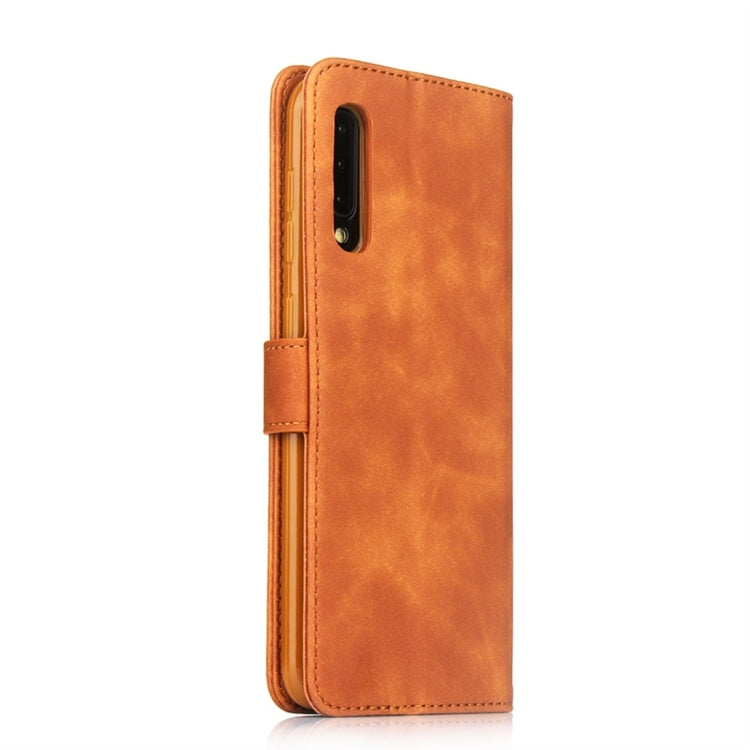 For Galaxy A30s / A50s Diaobaolee Pure Fresh Texture Horizontal Flip Leather Case, with Holder & Card Slot & Wallet & Photo Frame
